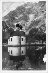 St. Bartholomä, gegen den Watzmann