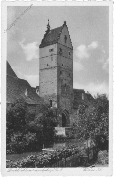 ak202355 Dinkelsbühl, Wörnitz Tor
