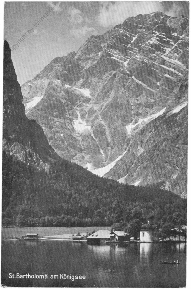 St. Bartholomä, am Königsee