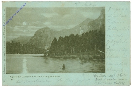Alpsee, mit Aussicht auf beide Königsschlösser