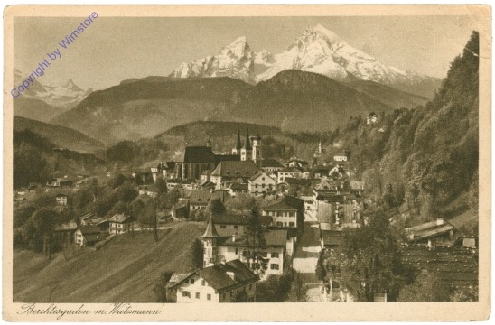Berchtesgaden, mit Watzmann