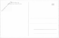 ak202394a Würzburg, Durchblick zur Johanniskirche