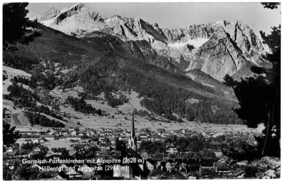 Garmisch-Partenkirchen, mit Alpspitze, Höllental und Zugspitze