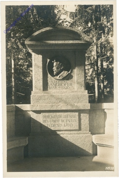 Berchtesgaden, Ganghofer-Denkmal