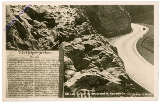 Alpenstraße, Gletschergarten, an der deutschen Alpenstraße