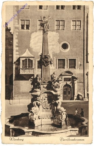 Würzburg, Vierröhrenbrunnen
