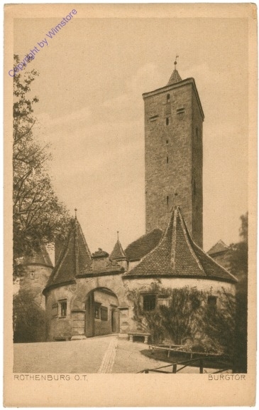 ak202432 Rothenburg, Burgtor