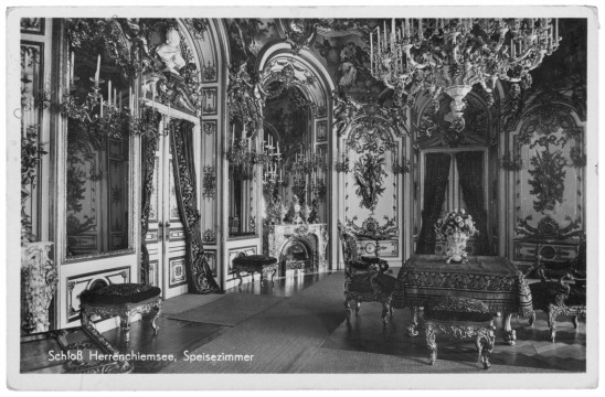 Herrenchiemsee, Kgl. Schloss, Speisezimmer
