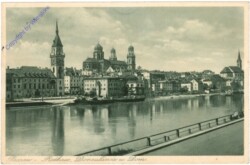 ak202446 Passau, Rathaus, Donaulände und Dom