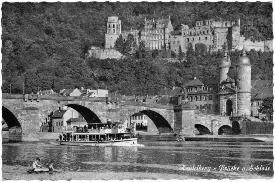 Heidelberg, Brücke und Schloss