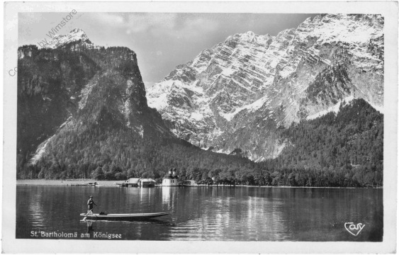 St. Bartholomä, am Königsee