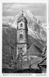 ak202487 Mittenwald, Pfarrturm