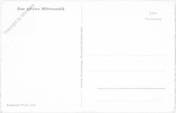 ak202487a Mittenwald, Pfarrturm