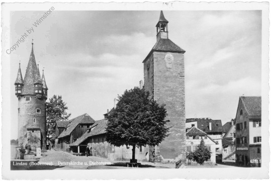 Lindau, Peterskirche u. Diebsturm