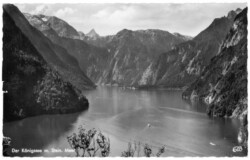 ak202513 Königsee, mit Stein. Meer