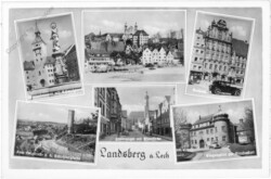 ak202518 Landsberg am Lech, Multiansicht