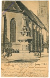 ak202521 Nördlingen, Der neue Monumentalbrunnen