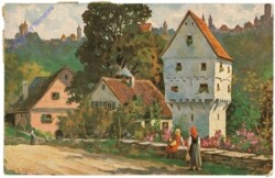 Rothenburg, mit dem Töpplerschlößchen