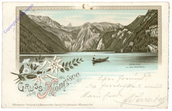 Königsee, vom Malerwinkel