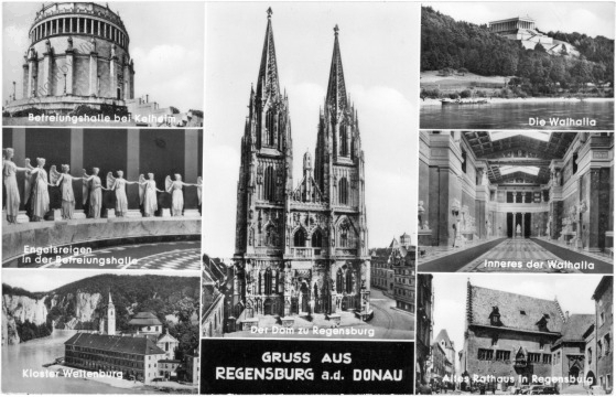 ak202560 Regensburg, Multiansicht