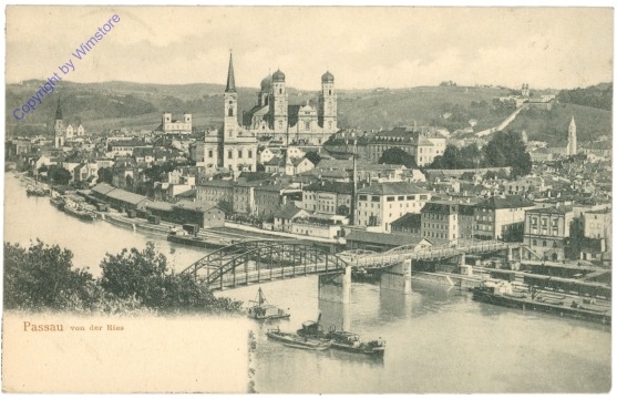 ak202631 Passau, von der Ries