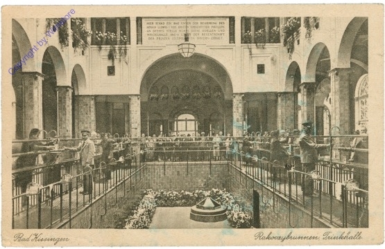 Bad Kissingen, Rakoczybrunnen, Trinkhalle