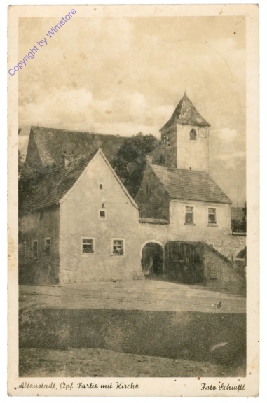 Altenstadt, Opf. Partie mit Kirche