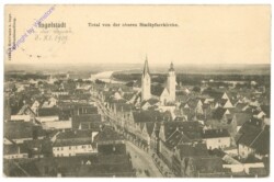 Ingolstadt, Total von der oberen Stadtpfarrkirche