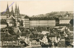 Bamberg, Dom, Ansicht von Westen