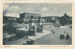 ak202768 München, Ludwigsbrücke mit Deutschem Museum