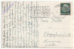 München, Blick v.d. Ludwigskirche auf Stadt u. Gebirge