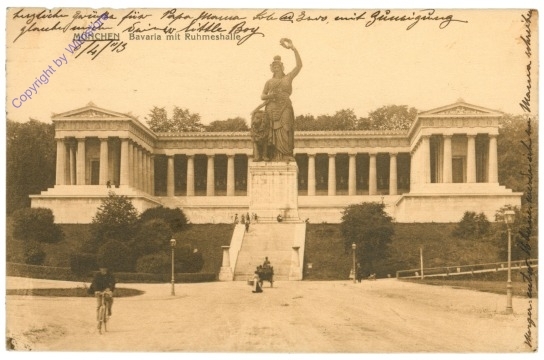 München, Bavaria mit Ruhmeshalle