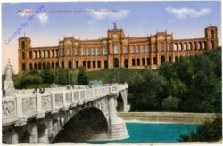 München, Maximilianeum und Maximilianbrücke