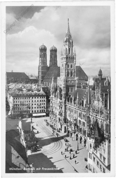 München, Rathaus mit Frauenkirche