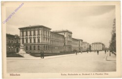 München, Techn. Hochschule m. Denkmal f.d. Physiker Ohm