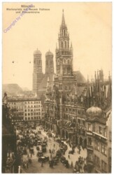 München, Marienplatz mit Neuem Rathaus