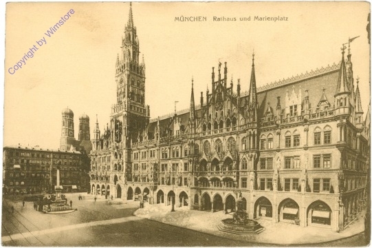 München, Rathaus und Marienplatz