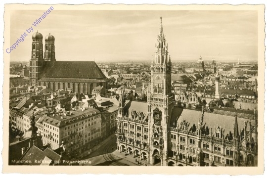 München, Rathaus mit Frauenkirche