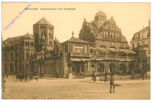 München, Künstlerhaus und Synagoge