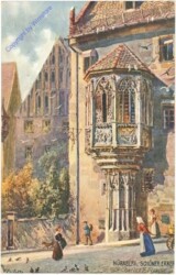 ak202956 Nürnberg, Schöner Erker