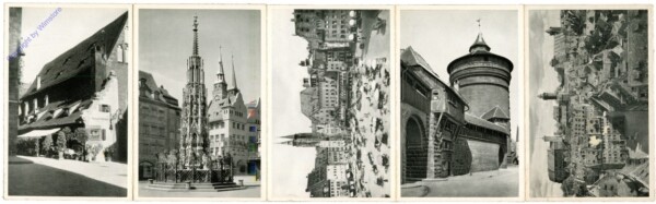 Nürnberg, 9 verschiedene Ansichten