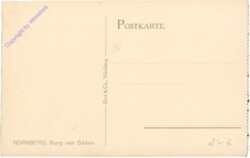Nürnberg, Burg von Süden