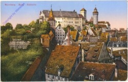 Nürnberg, Burg, Südseite