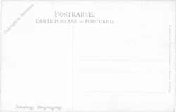 ak202977a Nürnberg, Burgeingang