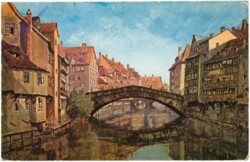 ak202984 Nürnberg, Fleischbrücke