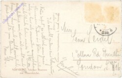 Nürnberg, Schöner Brunnen mit Frauenkirche