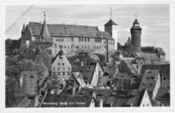 Nürnberg, Burg von Süden