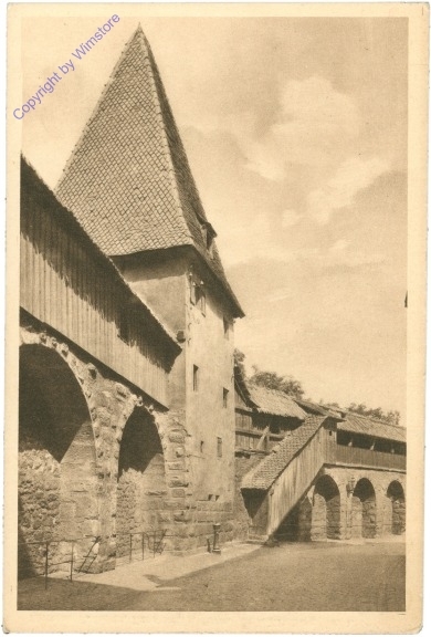 Nürnberg, Hinter der Stadtmauer beim Ludwigstor