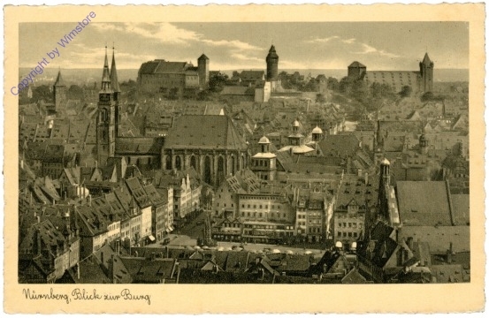 Nürnberg, Blick zur Burg