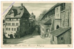 Nürnberg, Albrecht Dürer Haus mit Wehrgang